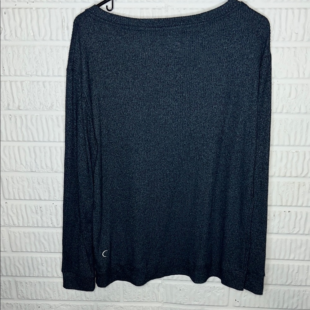 Zyia Active Navy Long Sleeve Top - Picture 2 of 3